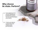 HealthKart HK Vitals Perform (for Stamina Vitality Power & Vigor),  60 capsules - Image 5