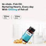 HealthKart HK Vitals Fish Oil 1000mg with 180mg EPA and 120mg DHA, - Image 4