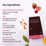HealthKart HK Vitals Hair Strength Biotin Gummies,  60 gummies  Strawberry - Image 4