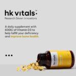 HealthKart HK Vitals Vitamin D3,  60 capsules  Unflavoured - Image 9