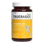 TrueBasics Vitamin D3 600iu,  50 capsules  Unflavoured