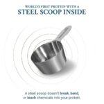 TrueBasics Clean Whey Protein Isolate 1kg Chocolate & Steel Pro Shaker 700 ml Combo - Image 17