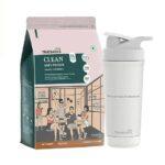 TrueBasics Clean Whey Protein Isolate + Concentrate 2.2 lb Chocolate & Steel Pro Shaker 700 ml Combo