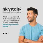 HealthKart HK Vitals Fish Oil 1000mg with 180mg EPA and 120mg DHA, - Image 2