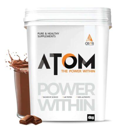 AS-IT-IS Nutrition ATOM 100% Whey Protein Isolate Ultra-Pure,  8.8 lb  Double Rich Chocolate