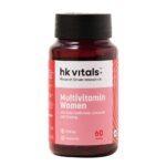 HealthKart HK Vitals Multivitamin Women with Ginseng, Ginkgo Biloba, Soya-Isoflavones & Lycopene, Unflavoured
