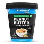 Myfitness by brnd.me Zero Classic Zero Added Sugar Peanut Butter, 510 g, Extra Crunchy