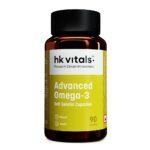 HealthKart Advanced Omega-3 with 360mg EPA & 240mg DHA, 90 capsules